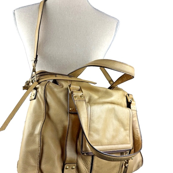 Kooba Tan Leather Shoulder Bag - Picture 1 of 14